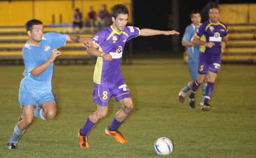 Cougar’s Johnathon Sauer played well despite going into Saturday night’s match carrying an injury. Cougar’s Johnathon Sauer played well despite going into Saturday night’s match carrying an injury.